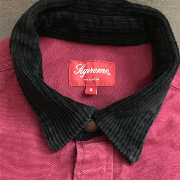 Supreme Script Canvas Snap Shirt - Picture 3 of 3